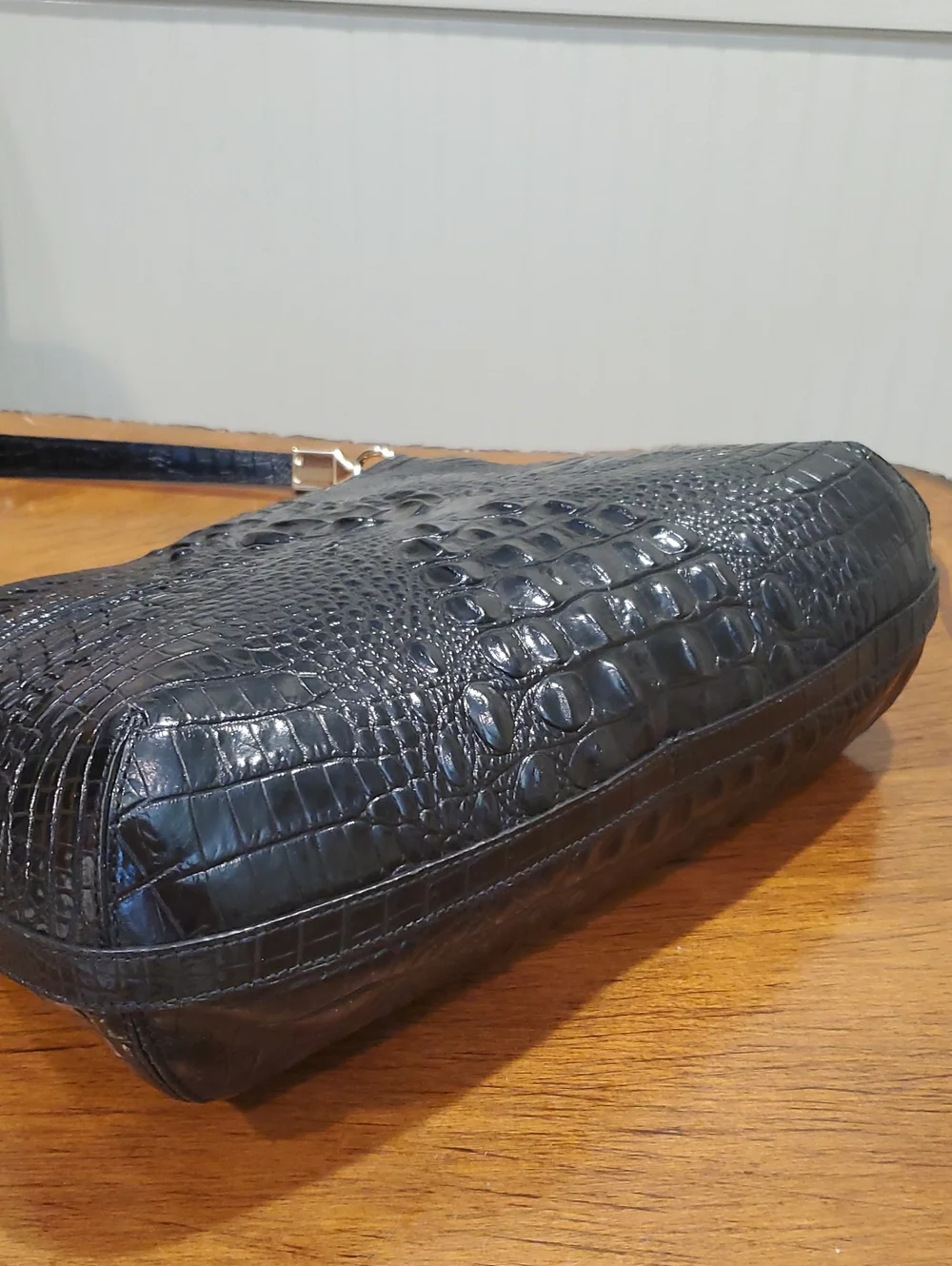 Brahmin Melbourne Croc Shoulder Bag